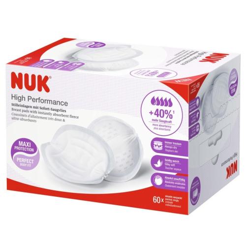 Nuk High Performance Breast Pad Επιθέματα Στήθους Υψηλής Απορροφητικότητας 60 Τεμάχια