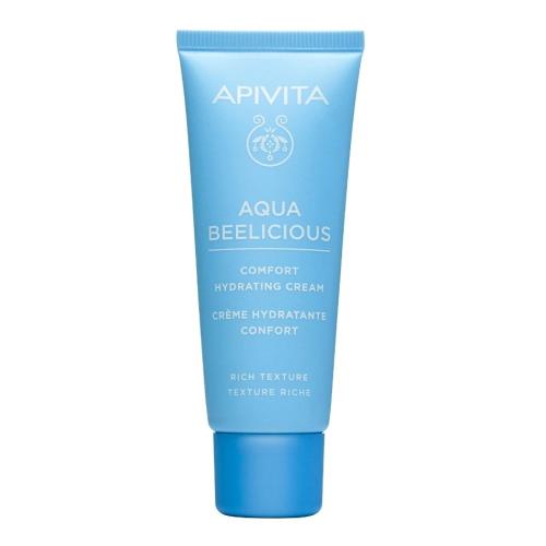 Apivita Aqua Beelicious Comfort Hydrating Cream Απαλή Κρέμα Ενυδάτωσης Πλούσιας Υφής με Λουλούδια & Μέλι 40ml