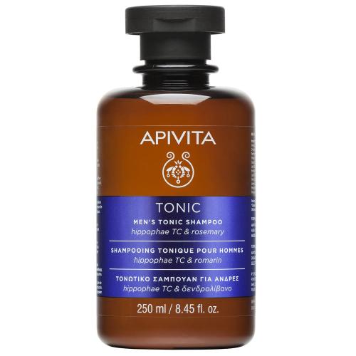 Apivita Mens Tonic Shampoo Τονωτικό Σαμπουάν Κατά της Τριχόπτωσης για Άνδρες με Hippophae TC & Δενδρολίβανο 250ml