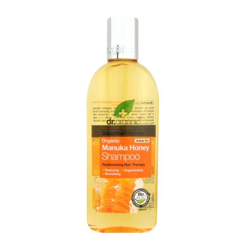 Dr Organic Manuka Honey Shampoo Σαμπουάν με Βιολογικό Μέλι Μανούκα για Άμεση, Φυσική Αποκατάσταση & Επανόρθωση 265ml
