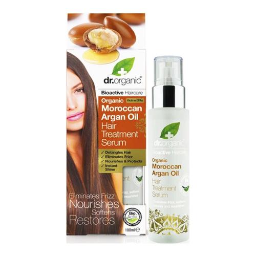 Dr Organic Moroccan Argan Oil Hair Treatment Serum Βιολογικό Έλαιο Αργκάν για Χρήση σε Ταλαιπωρημένα, Άτονα, Ξηρά 100ml