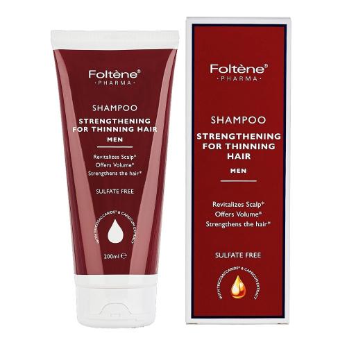 Foltene Pharma Strengthening for Thinning Hair Shampoo for Men Ανδρικό Δυναμωτικό Σαμπουάν με Τάση για Τριχόπτωση 200ml