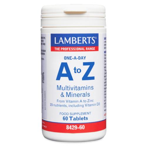 Lamberts One-A-Day A to Z Multivitamin Φόρμουλα Πολυβιταμίνης 60tabs