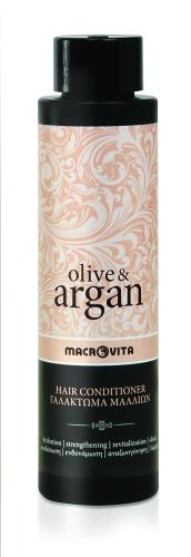 Macrovita Olive & Argan Hair Conditioner Γαλάκτωμα Μαλλιών 200ml