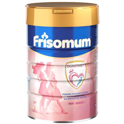 Nounou Frisomum Honey, Vanilla Ρόφημα Γάλακτος σε Σκόνη για Εγκυμονούσες & Θηλάζουσες Μητέρες με Γεύση Μέλι & Βανίλια 400gr