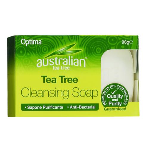 Optima Australian Tea Tree Antiseptic Cleansing Soap Παρέχει Βαθύ Καθαρισμό Και Αντισηπτική Προστασία 90gr