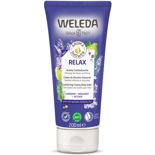 Weleda Relax Aroma Shower Creamy Body Wash Κρεμώδες Αφροντούς για Αίσθηση Χαλάρωσης 200ml