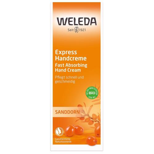 Weleda Sea Buckthorn Fast Absorbing Hand Cream Ενυδατική Κρέμα Χεριών Ελαφριάς Υφής, Γρήγορης Απορρόφησης με Ιπποφαές 50ml