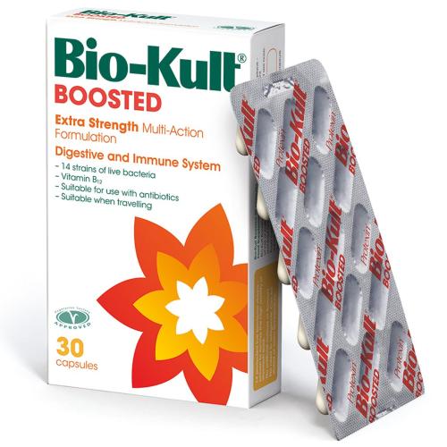 Bio-Kult Boosted Extra Strength Multi- Action Formulation Συμπλήρωμα Διατροφής με Προβιοτικά για την Άμεση Ενίσχυση του Πεπτικού & Ανοσοποιητικού Συστήματος 30caps
