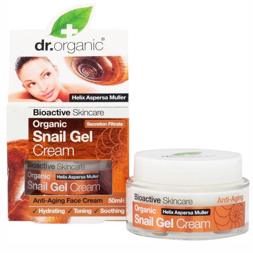 Dr Organic Snail Gel Cream Ενυδατική & Αντιγηραντική Κρέμα Προσώπου με Έκκριμα Σαλιγκαριού 50ml