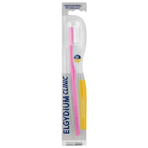 Elgydium Clinic Extra-Soft 15/100 Toothbrush Πολύ Μαλακή Οδοντόβουρτσα Κατάλληλη για Μετεγχειρητική Φροντίδα 1 Τεμάχιο - Φούξια