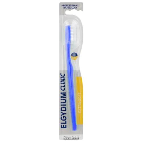 Elgydium Clinic Extra-Soft 15/100 Toothbrush Πολύ Μαλακή Οδοντόβουρτσα Κατάλληλη για Μετεγχειρητική Φροντίδα 1 Τεμάχιο - Μπλε