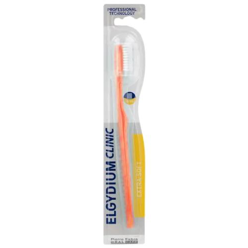 Elgydium Clinic Extra-Soft 15/100 Toothbrush Πολύ Μαλακή Οδοντόβουρτσα Κατάλληλη για Μετεγχειρητική Φροντίδα 1 Τεμάχιο - Πορτοκαλί