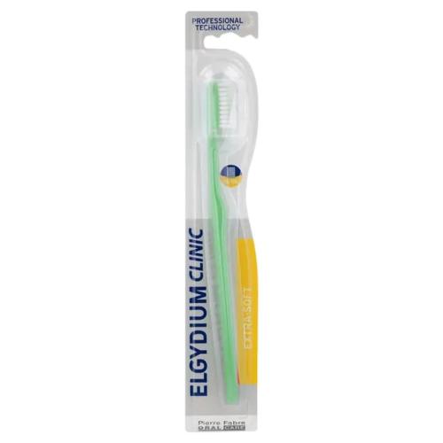 Elgydium Clinic Extra-Soft 15/100 Toothbrush Πολύ Μαλακή Οδοντόβουρτσα Κατάλληλη για Μετεγχειρητική Φροντίδα 1 Τεμάχιο - Πράσινο