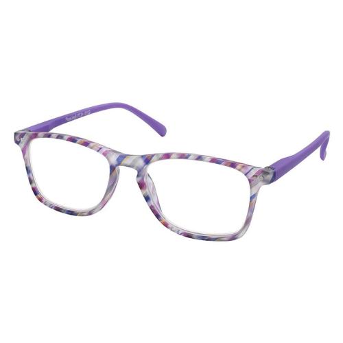 Eyelead Γυαλιά Διαβάσματος Unisex Πολύχρωμο Μωβ, με Κοκκάλινο Σκελετό E210 - 1,00