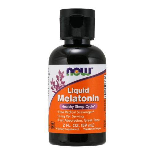 Now Foods Liquid Melatonin 3mg Συμπλήρωμα Διατροφής Μελατονίνης για την Αντιμετώπιση της Αϋπνίας & τις Διαταραχές του Ύπνου 59ml