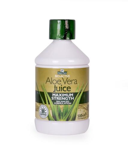 Optima Aloe Vera Juice 100% Φυσικός Χυμός Αλόης 500ml