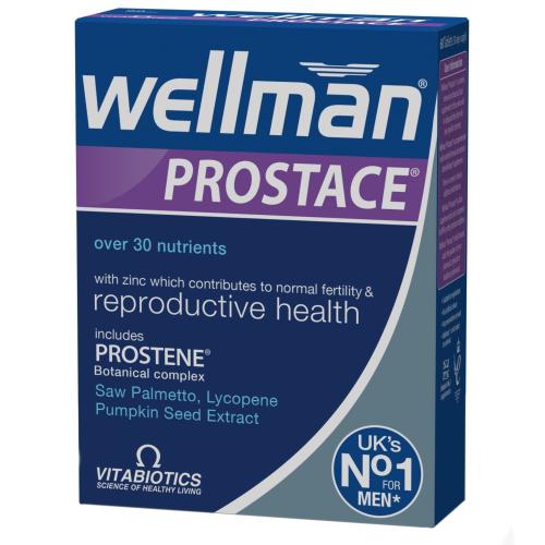 Vitabiotics Wellman Prostace Συμπλήρωμα Διατροφής για την Υγεία του Προστάτη 60tabs