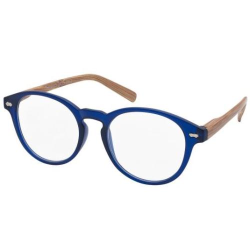 Eyelead Γυαλιά Διαβάσματος Unisex Μπλε με Ξύλινο Βραχίονα Ε185 - 1,25