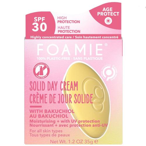 Foamie Solid Face Cream Bar Spf30 Αντηλιακή Κρέμα Ημέρας Προσώπου Υψηλής Προστασίας σε Μορφή Μπάρας, με Αντιγηραντική Δράση 35g