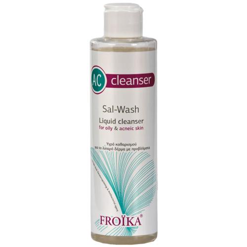 Froika Ac Sal Wash Cleanser Αφριστικό Καθαρισμού Με Σαλικυλικό Οξύ Ακμή 200ml