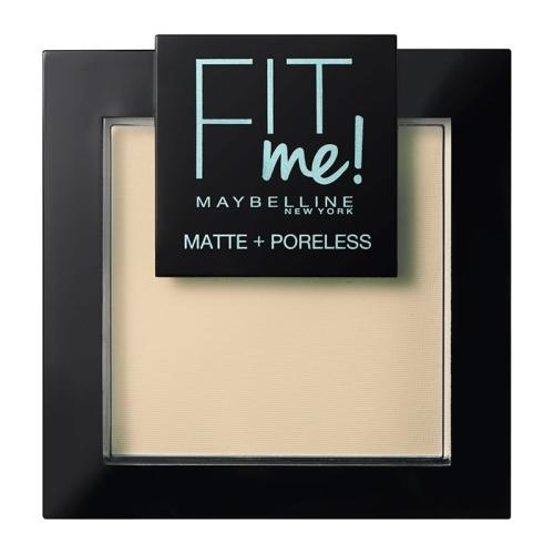 Maybelline Fit Me Matte + Poreless Pressed Powder Πούδρα για Φυσική και Ταυτόχρονα Ματ Κάλυψη 8.2gr - 105 Natural Ivory