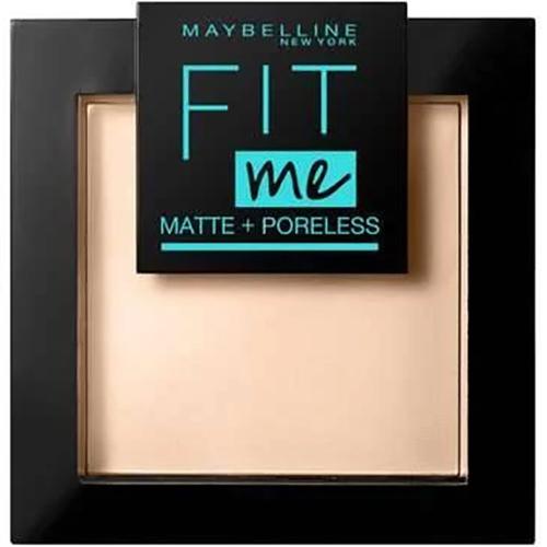 Maybelline Fit Me Matte + Poreless Pressed Powder Πούδρα για Φυσική και Ταυτόχρονα Ματ Κάλυψη 9gr - 130 Buff Beige