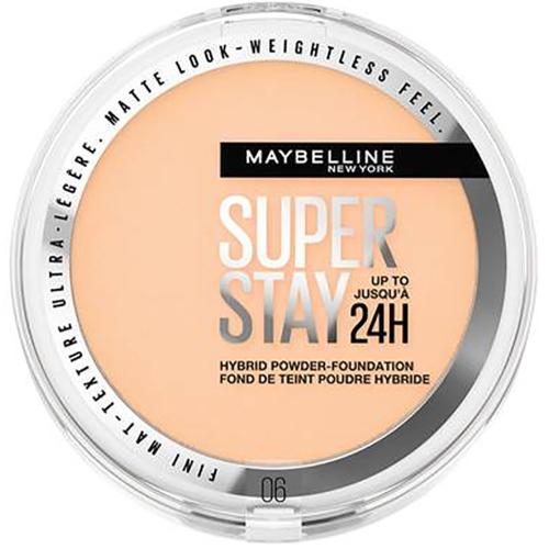 Maybelline Super Stay 24h Hybrid Powder Foundation σε Μορφή Πούδρας για Μεσαία έως Πλήρη 24ωρη Κάλυψη με Ανάλαφρη Αίσθηση 9g - 06
