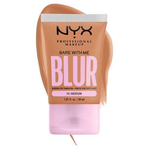 Nyx Professional Makeup Bare With Me Blur Makeup με Ματ Αποτέλεσμα 30ml - 10 Medium