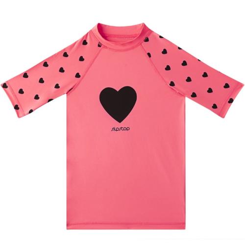 Slipstop Neon Hearts UV Shirt 10-11 Years Παιδική Μπλούζα Προστασίας από τον Ήλιο 1 Τεμάχιο Κωδ 82105