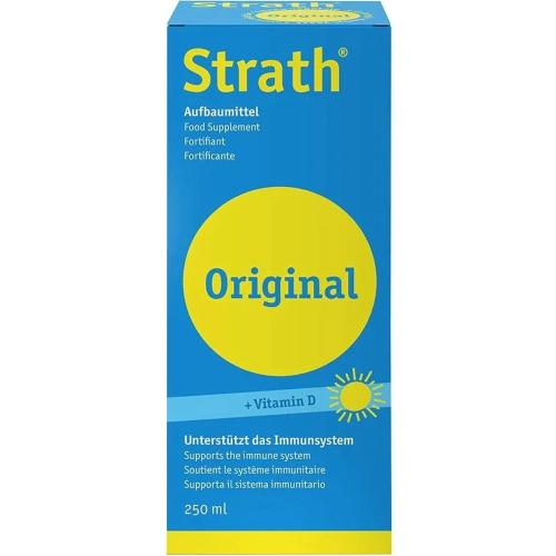 Strath Original & Vitamin D Συμπλήρωμα Διατροφής Πολυβιτουμινούχο από Φυτική Μαγιά με Βιταμίνη D 250ml