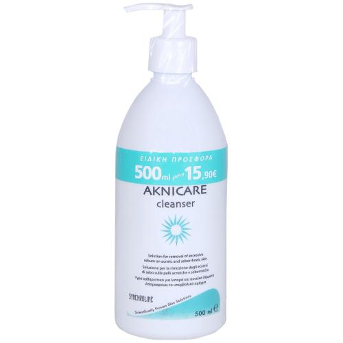 Synchroline Aknicare Cleanser Υγρό Αφρίζον Καθαριστικό Προσώπου για την Απομάκρυνση του Σμήγματος 500ml σε Ειδική Τιμή