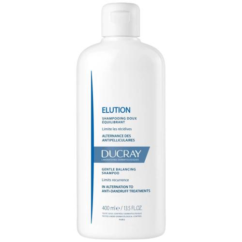 Ducray Elution Gentle Balancing Shampoo Σαμπουάν Εξισορρόπησης για Συχνή Χρήση Παράλληλα με Αγωγή Κατά της Πιτυρίδας 400ml