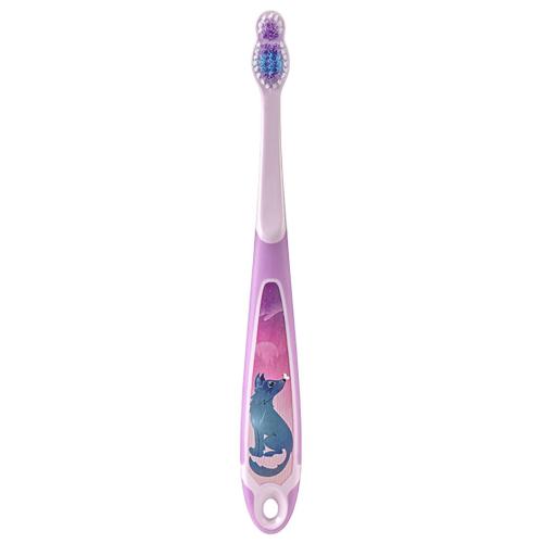 Jordan Step by Step 6-9 Years Soft Toothbrush Μαλακή Παιδική Οδοντόβουρτσα Κατάλληλη από 6 Έως 9 Ετών 1 Τεμάχιο - Μωβ