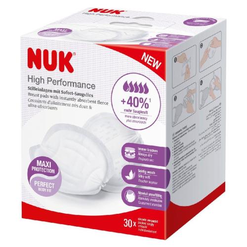 Nuk High Performance Breast Pad Επιθέματα Στήθους Υψηλής Απορροφητικότητας - 30 Τεμάχια