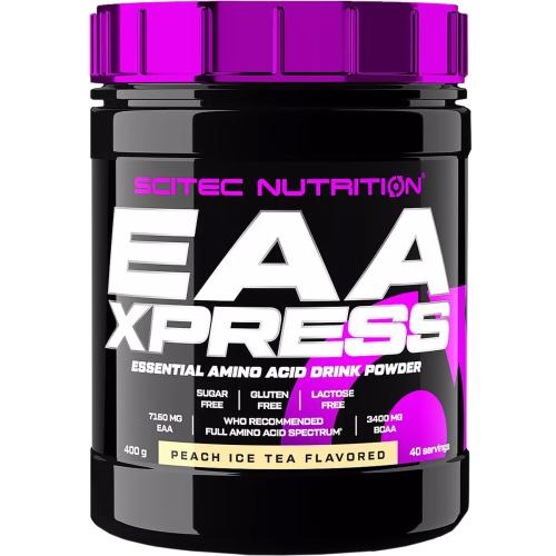 Scitec Nutrition EAA Xpress Essebtial Amino Acid Drink Powder Συμπλήρωμα Διατροφής σε Σκόνη με Αμινοξέα 400g - Peach Ice Tea