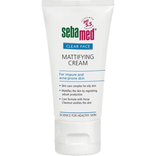 Sebamed Clear Face Mattifying Cream for Acne Prone Skin Κρέμα Προσώπου Μείωσης της Παραγωγής Σμίγματος που Προσφέρει Ματ Υφή 50ml