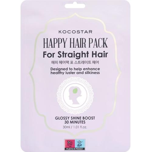 Vican Kocostar Happy Hair Pack for Straight Hair Θρεπτική Μάσκα για Ίσια Μαλλιά 1 Τεμάχιο