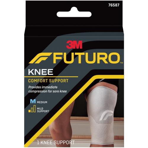 3M Futuro Comfort Knee Support Ελαστική Πλεκτή Επιγονατίδα με Λεπτό & Εύκαμπτο Σχεδιασμό 1 Τεμάχιο - Medium