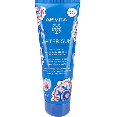 Apivita After Sun Cool & Sooth Face - Body Gel-Cream Limited Edition Καταπραϋντική Κρέμα Gel Προσώπου - Σώματος για Μετά τον Ήλιο 200ml