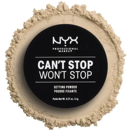 NYX Professional Makeup Can't Stop Won't Stop Setting Powder Πούδρα Σταθεροποίησης Makeup 6gr 1 Τεμάχιο - Light / Medium