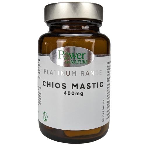 Power of Nature Platinum Range Chios Mastic 400mg Συμπλήρωμα Διατροφής με Μαστίχα Χίου για την Καλή Υγεία του Οργανισμού 30caps