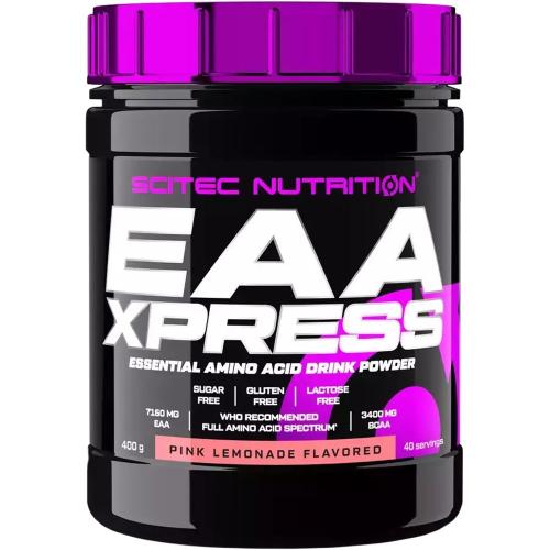 Scitec Nutrition EAA Xpress Essebtial Amino Acid Drink Powder Συμπλήρωμα Διατροφής σε Σκόνη με Αμινοξέα 400g - Pink Lemonade