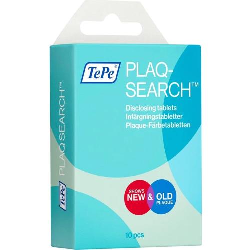 Tepe Plaq Search Disclosing Tablets Δισκία με Χρωματικούς Παράγοντες για τον Εντοπισμό της Οδοντικής Πλάκας 10 Τεμάχια