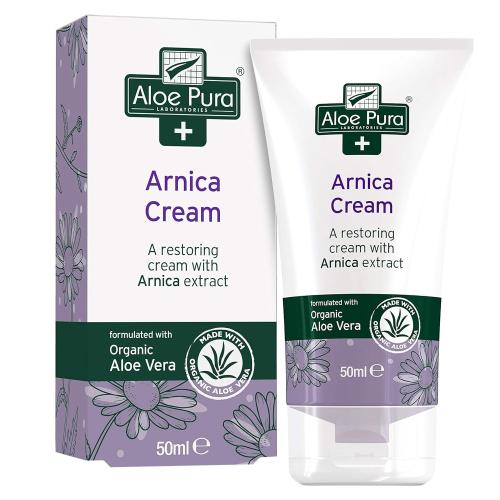 Aloe Pura Arnica Restoring Cream Επανορθωτική, Επουλωτική Κρέμα με Άρνικα & Αλόη Βέρα 50ml