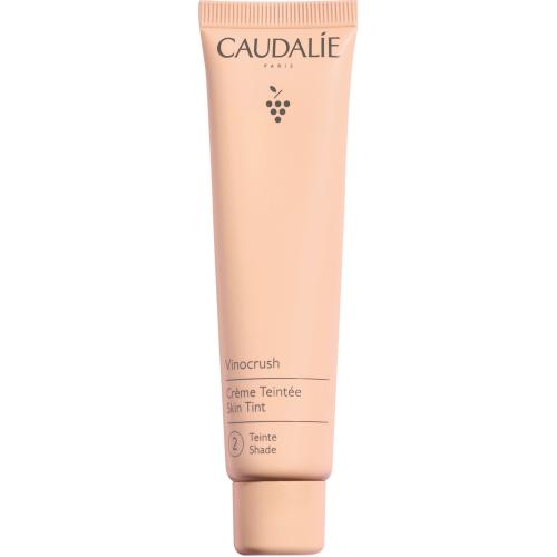 Caudalie Vinocrush Skin Tint Ενυδατική - Καταπραϋντική Κρέμα Ημέρας με Υαλουρονικό Οξύ, Νιασιναμίδη & Φυσικές Χρωστικές 30ml - Shade 2