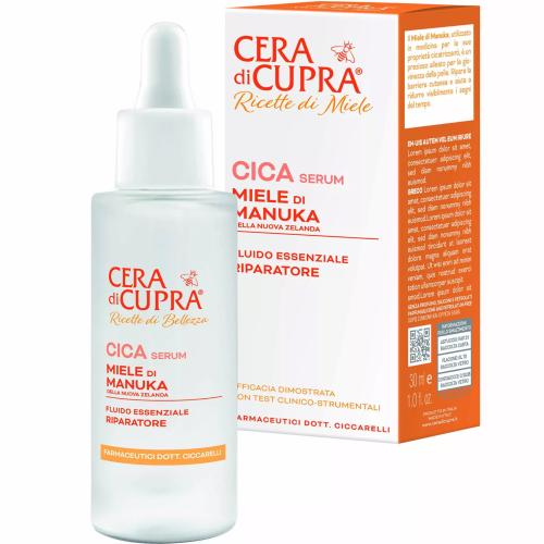 Cera Di Cupra Cica Serum Manuka Honey Repair Fluid Επανορθωτικός - Ενισχυτικός Ορός Προσώπου με Μέλι Manuka 30ml