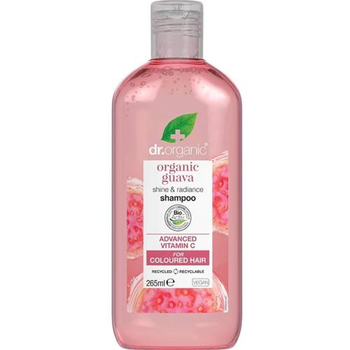 Dr Organic Guava Shine & Radiance Shampoo Σαμπουάν για Όγκο & Λάμψη Ιδανικό για Βαμμένα Μαλλιά 265ml