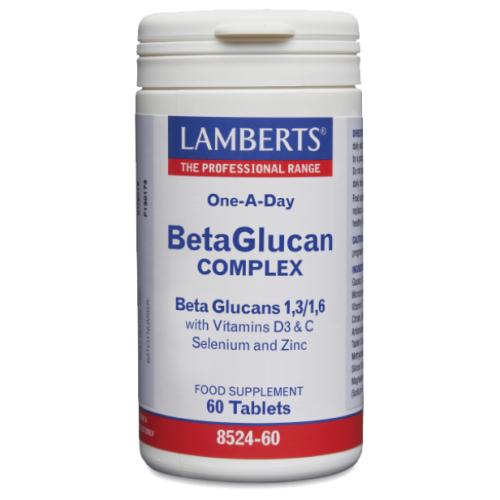 Lamberts Beta Glucan Complex 60tabs,Συμπλήρωμα Διατροφής για την Φυσιολογική Λειτουργία του Ανοσοποιητικού