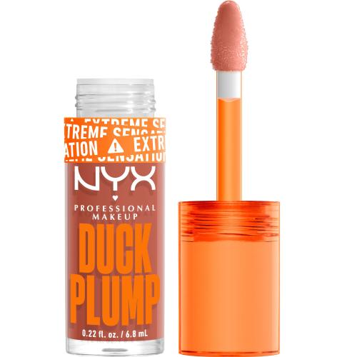 Nyx Professional Makeup Duck Plump Extreme Sensation Plumping Gloss Ενυδατικό Lip Gloss με Πικάντικο Τζίντζερ για Σαρκώδη Χείλη 7ml - 04 Apri-Caught